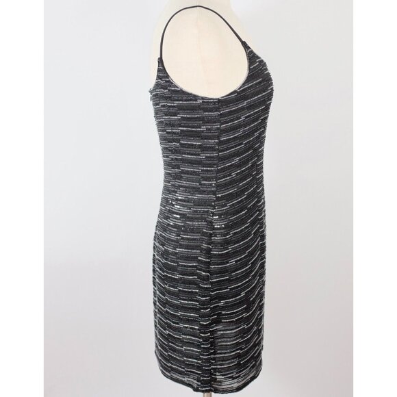 Giorgio Armani dress US 8 beaded embellished silver beads sequins - Picture 7 of 12